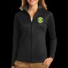 Ladies Vertical Texture Full Zip Jacket Thumbnail