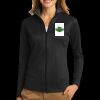 Ladies Vertical Texture Full Zip Jacket Thumbnail