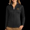 Ladies Vertical Texture Full Zip Jacket Thumbnail