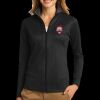 Ladies Vertical Texture Full Zip Jacket Thumbnail