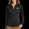 Ladies Vertical Texture Full Zip Jacket Thumbnail