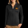 Ladies Vertical Texture Full Zip Jacket Thumbnail