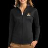 Ladies Vertical Texture Full Zip Jacket Thumbnail