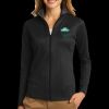 Ladies Vertical Texture Full Zip Jacket Thumbnail