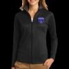 Ladies Vertical Texture Full Zip Jacket Thumbnail