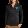Ladies Vertical Texture Full Zip Jacket Thumbnail