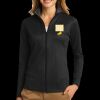 Ladies Vertical Texture Full Zip Jacket Thumbnail