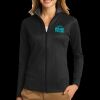 Ladies Vertical Texture Full Zip Jacket Thumbnail