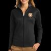 Ladies Vertical Texture Full Zip Jacket Thumbnail