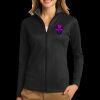 Ladies Vertical Texture Full Zip Jacket Thumbnail