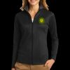 Ladies Vertical Texture Full Zip Jacket Thumbnail