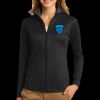Ladies Vertical Texture Full Zip Jacket Thumbnail