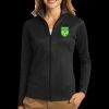 Ladies Vertical Texture Full Zip Jacket Thumbnail
