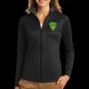 Ladies Vertical Texture Full Zip Jacket Thumbnail