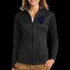 Ladies Vertical Texture Full Zip Jacket Thumbnail