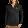 Ladies Vertical Texture Full Zip Jacket Thumbnail