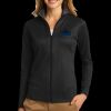 Ladies Vertical Texture Full Zip Jacket Thumbnail