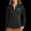Ladies Vertical Texture Full Zip Jacket Thumbnail