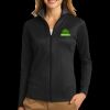 Ladies Vertical Texture Full Zip Jacket Thumbnail