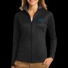 Ladies Vertical Texture Full Zip Jacket Thumbnail