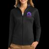 Ladies Vertical Texture Full Zip Jacket Thumbnail