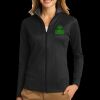 Ladies Vertical Texture Full Zip Jacket Thumbnail