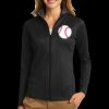Ladies Vertical Texture Full Zip Jacket Thumbnail