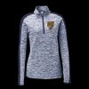 Ladies PosiCharge Electric Heather Colorblock 1/4 Zip Thumbnail