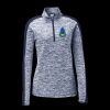 Ladies PosiCharge Electric Heather Colorblock 1/4 Zip Thumbnail