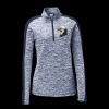 Ladies PosiCharge Electric Heather Colorblock 1/4 Zip Thumbnail