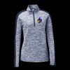 Ladies PosiCharge Electric Heather Colorblock 1/4 Zip Thumbnail