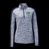 Ladies PosiCharge Electric Heather Colorblock 1/4 Zip Thumbnail
