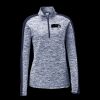 Ladies PosiCharge Electric Heather Colorblock 1/4 Zip Thumbnail