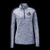 Ladies PosiCharge Electric Heather Colorblock 1/4 Zip Thumbnail