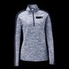 Ladies PosiCharge Electric Heather Colorblock 1/4 Zip Thumbnail