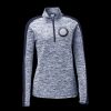 Ladies PosiCharge Electric Heather Colorblock 1/4 Zip Thumbnail