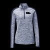 Ladies PosiCharge Electric Heather Colorblock 1/4 Zip Thumbnail