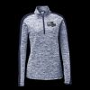 Ladies PosiCharge Electric Heather Colorblock 1/4 Zip Thumbnail