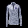 Ladies PosiCharge Electric Heather Colorblock 1/4 Zip Thumbnail