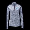 Ladies PosiCharge Electric Heather Colorblock 1/4 Zip Thumbnail