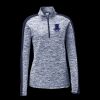 Ladies PosiCharge Electric Heather Colorblock 1/4 Zip Thumbnail