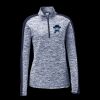 Ladies PosiCharge Electric Heather Colorblock 1/4 Zip Thumbnail
