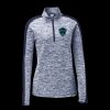 Ladies PosiCharge Electric Heather Colorblock 1/4 Zip Thumbnail