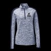 Ladies PosiCharge Electric Heather Colorblock 1/4 Zip Thumbnail