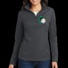 Ladies Pinpoint Mesh 1/2 Zip Thumbnail