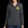 Ladies Pinpoint Mesh 1/2 Zip Thumbnail
