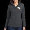 Ladies Pinpoint Mesh 1/2 Zip Thumbnail