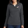 Ladies Pinpoint Mesh 1/2 Zip Thumbnail