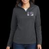 Ladies Pinpoint Mesh 1/2 Zip Thumbnail
