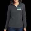 Ladies Pinpoint Mesh 1/2 Zip Thumbnail